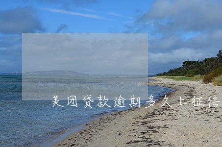 美团贷款逾期多久上征信