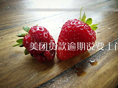 美团贷款逾期说要上门怎么办 美团贷款逾期说要上门怎么办