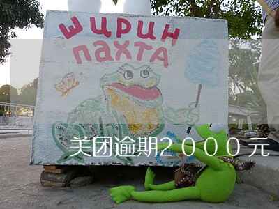 美团逾期2000元 美团逾期2000元
