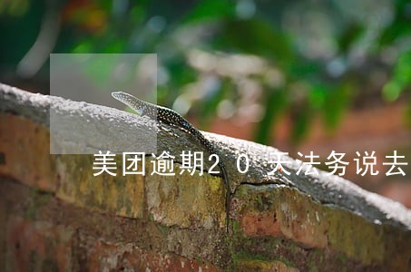 美团逾期20天法务说去户籍地 美团逾期20天法务说去户籍地