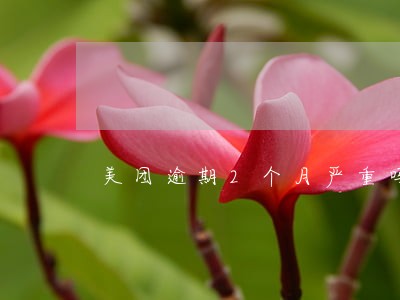 美团逾期2个月严重吗 美团逾期2个月严重吗
