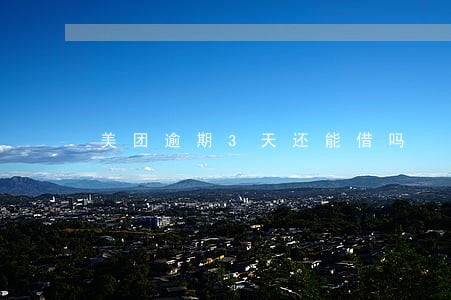 美团逾期3天还能借吗 美团逾期3天还能借吗