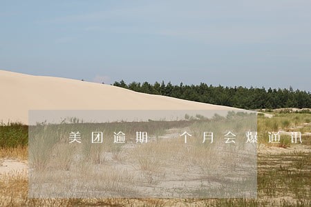 美团逾期一个月会爆通讯录吗 美团逾期一个月会爆通讯录吗