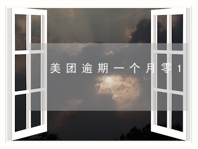 美团逾期一个月零1天 美团逾期一个月零1天