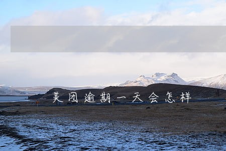 美团逾期一天会怎样 美团逾期一天会怎样