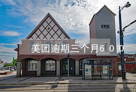 美团逾期三个月600 美团逾期三个月600