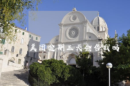 美团逾期三天会告我吗 美团逾期三天会告我吗