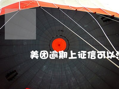 美团逾期上征信可以消不 美团逾期上征信可以消不
