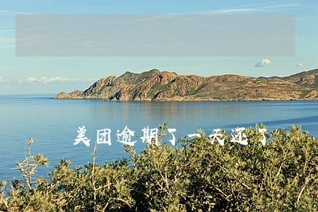 美团逾期了一天还了 美团逾期了一天还了