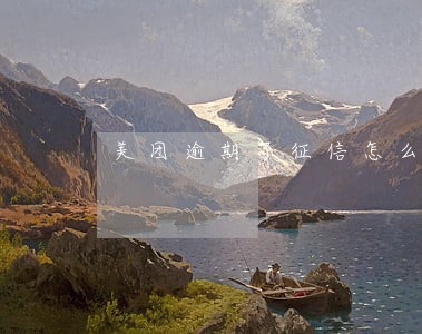 美团逾期了征信怎么消除 美团逾期了征信怎么消除