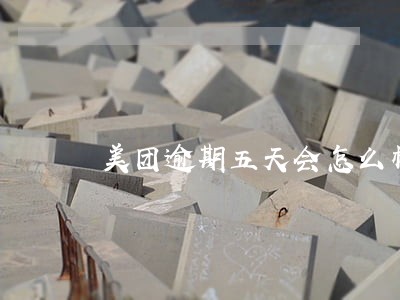 美团逾期五天会怎么样 美团逾期五天会怎么样