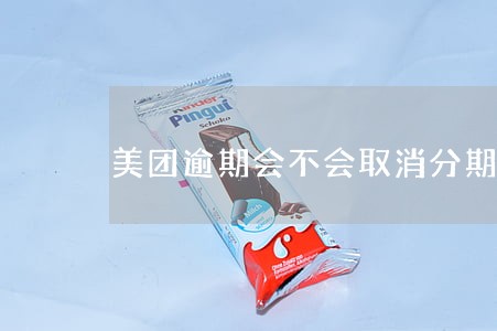 美团逾期会不会取消分期 美团逾期会不会取消分期