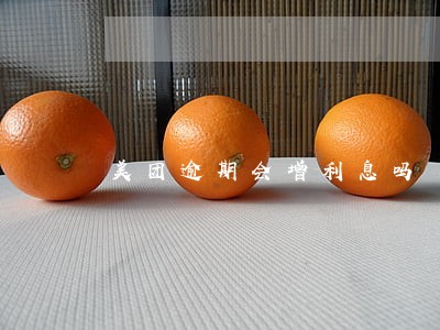 美团逾期会增利息吗 美团逾期会增利息吗