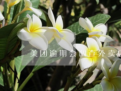 美团逾期会调查外卖店吗 美团逾期会调查外卖店吗