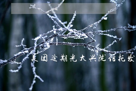 美团逾期光大兴陇信托发信息 美团逾期光大兴陇信托发信息