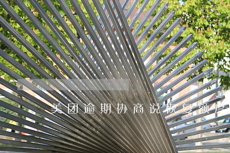 美团逾期协商说恢复额度