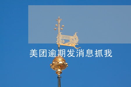 美团逾期发消息抓我