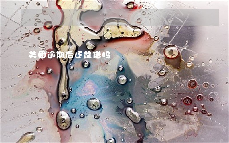 美团逾期后还能借吗 美团逾期后还能借吗