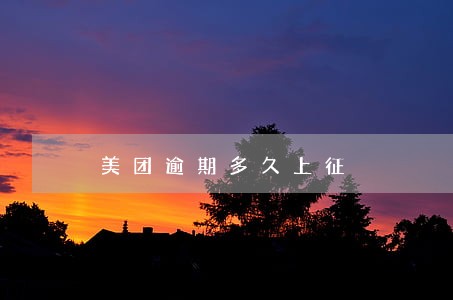 美团逾期多久上征 美团逾期多久上征
