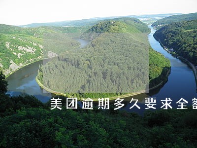 美团逾期多久要求全额还款 美团逾期多久要求全额还款