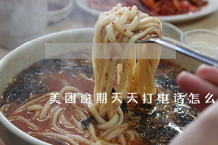 美团逾期天天打电话怎么办 美团逾期天天打电话怎么办