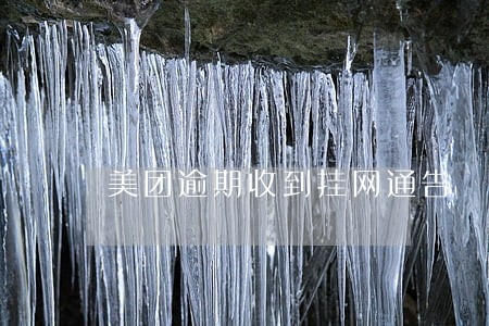 美团逾期收到挂网通告 美团逾期收到挂网通告