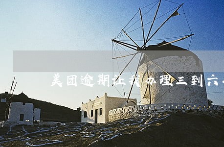 美团逾期让我办理三到六个月分期 美团逾期让我办理三到六个月分期
