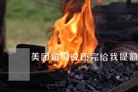 美团逾期说还完给我提额 美团逾期说还完给我提额