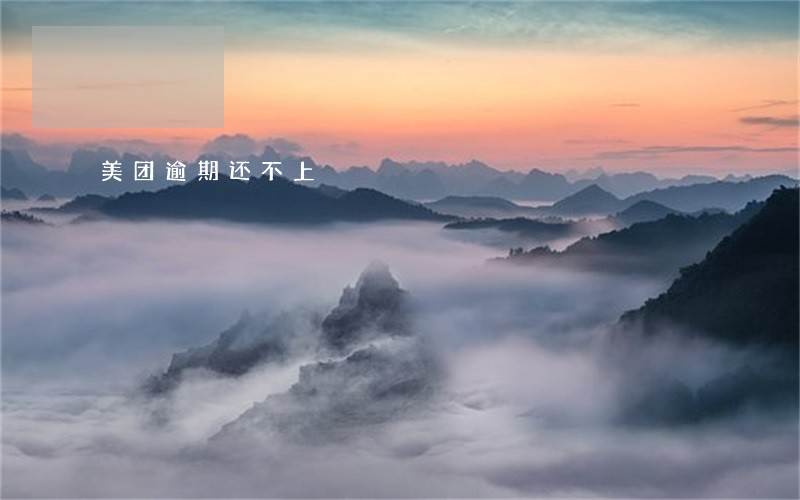 美团逾期还不上 美团逾期还不上
