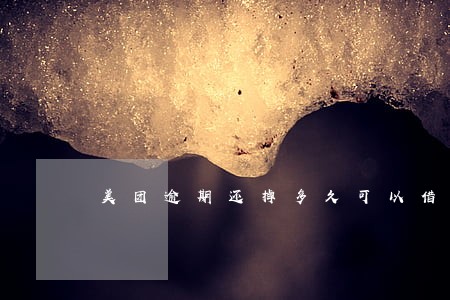 美团逾期还掉多久可以借出来 美团逾期还掉多久可以借出来