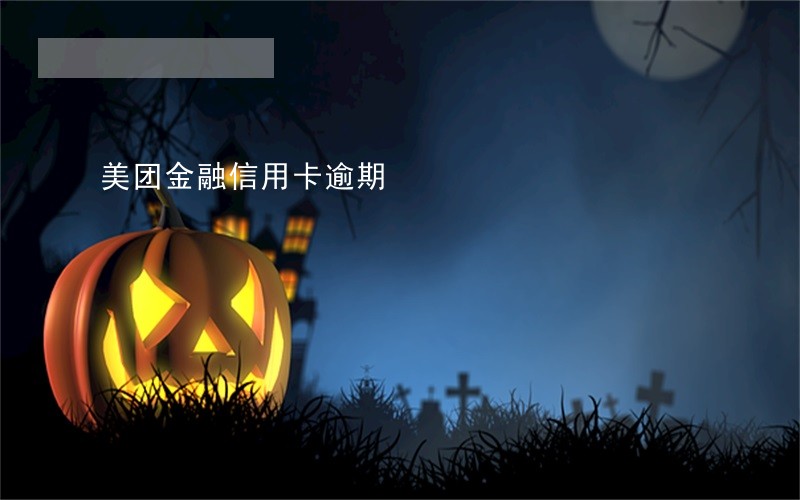 美团金融信用卡逾期 美团金融信用卡逾期