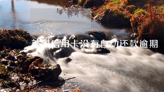 美国信用卡没有自动还款逾期 美国信用卡没有自动还款逾期