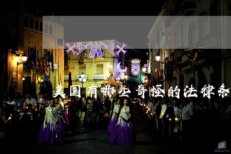 美国有哪些奇怪的法律条文呢 美国有哪些奇怪的法律条文呢