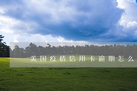 美国疫情信用卡逾期怎么办