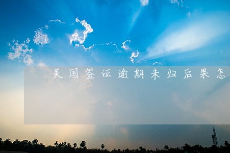 美国签证逾期未归后果怎样 美国签证逾期未归后果怎样