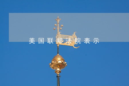 美国联邦法院表示 美国联邦法院表示