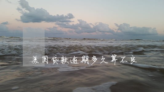 美国贷款逾期多久算不良 美国贷款逾期多久算不良