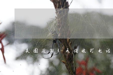 美图逾期3天催收打电话骂人 美图逾期3天催收打电话骂人