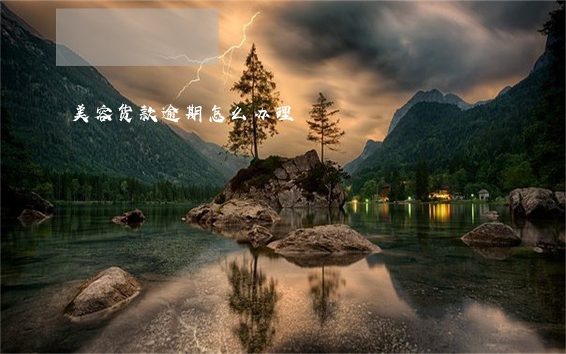美容货款逾期怎么办理 美容货款逾期怎么办理