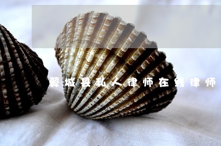 翼城县私人律师在线律师 翼城县私人律师在线律师