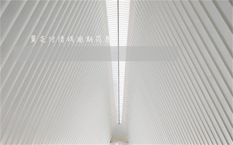 翼支付借钱逾期罚息 翼支付借钱逾期罚息