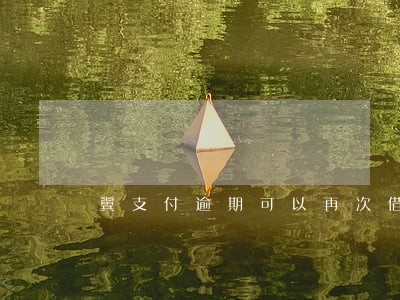 翼支付逾期可以再次借款吗 翼支付逾期可以再次借款吗