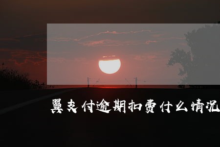 翼支付逾期扣费什么情况 翼支付逾期扣费什么情况