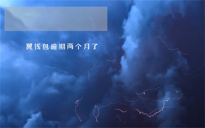 翼钱包逾期两个月了 翼钱包逾期两个月了