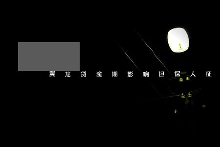 翼龙贷逾期影响担保人征信吗 翼龙贷逾期影响担保人征信吗