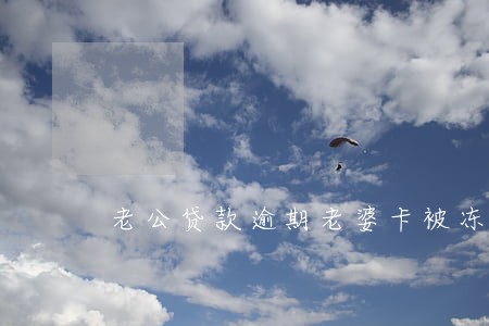 老公贷款逾期老婆卡被冻结