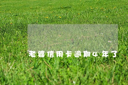 老婆信用卡逾期4年了