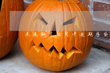 老婆刷了信用卡逾期房贷 老婆刷了信用卡逾期房贷