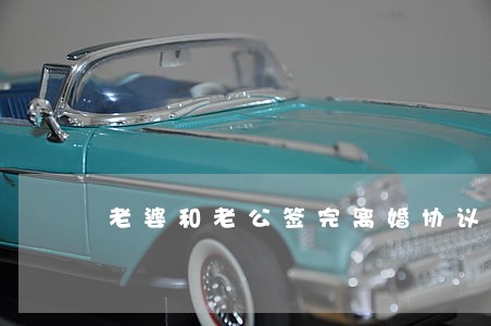 老婆和老公签完离婚协议 老婆和老公签完离婚协议