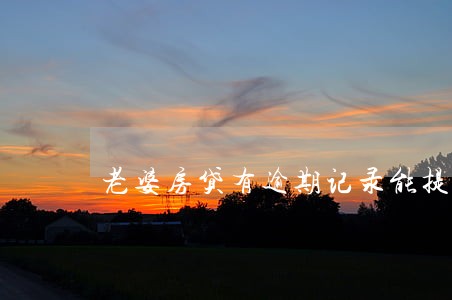 老婆房贷有逾期记录能提取吗 老婆房贷有逾期记录能提取吗